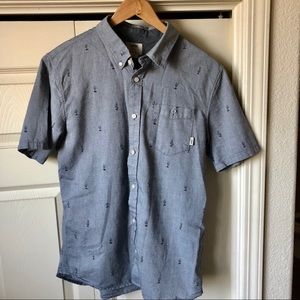 Vans men’s button down collared shirt